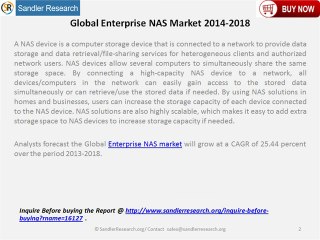 Enterprise NAS Market Analysis For the Americas and the EMEA and APAC Regions