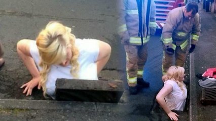 Hero Teen Gets Stuck in Storm Drain Saving iPhone