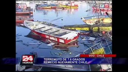 Dramático testimonio de pescador chileno que perdió embarcación tras terremoto