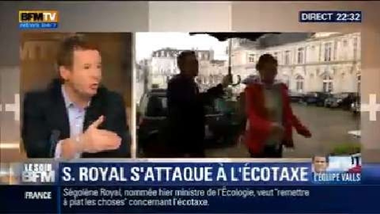 Le Soir BFM: Écotaxe: Ségolène Royal veut remettre les "choses à plat " - 03/04 1/3