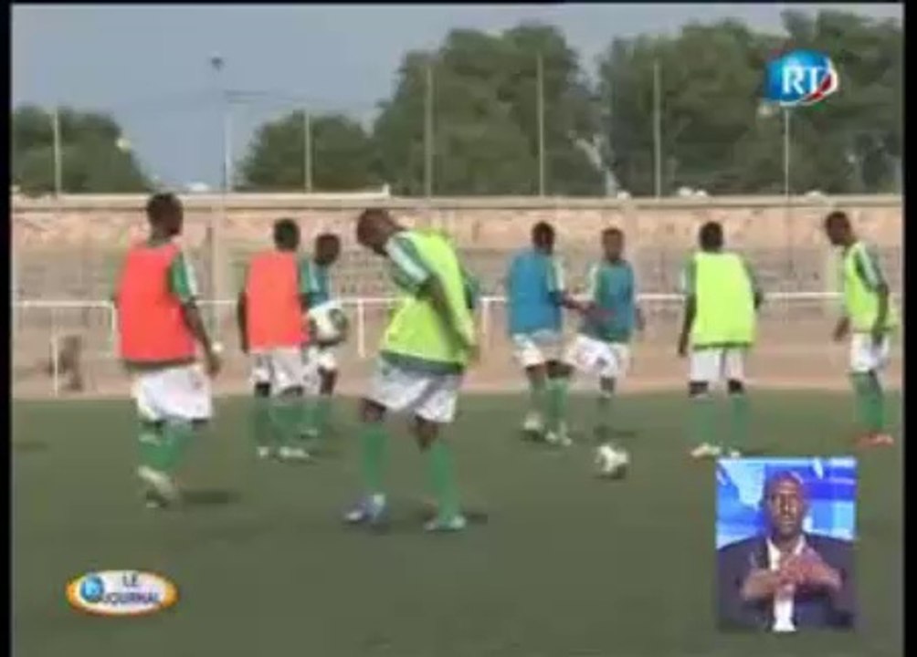 L`equipe nationale de Djibouti U20 se prepare