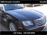 2005 Chrysler Crossfire Used Cars for Sale in Baltimore Maryland