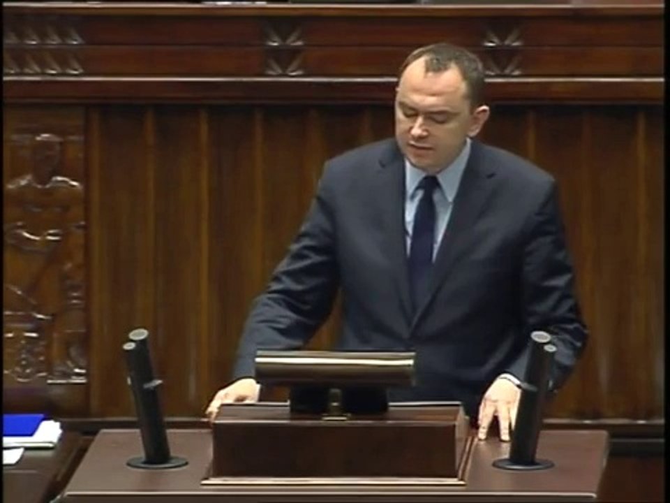 Poseł Adam Kwiatkowski - Wystąpienie z dnia 03 kwietnia 2014 roku.
