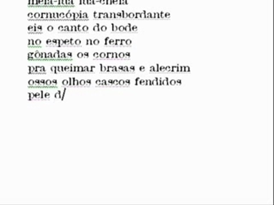 a ode dos tragos