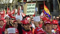 Spanish anti-austerity protests continue
