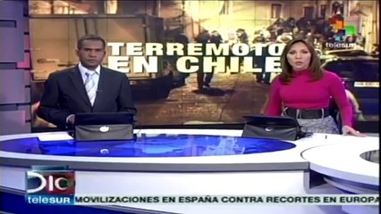 Estudiantes chilenos llaman a solidarizarse con afectados por sismo