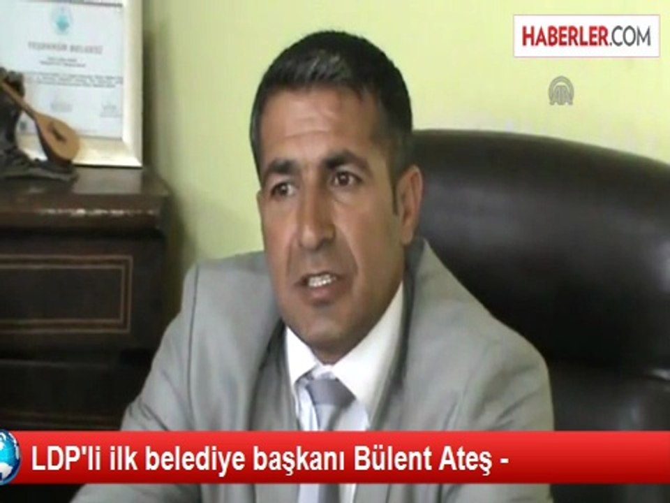 LDP'li ilk belediye başkanı Bülent Ateş -