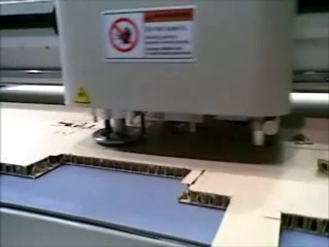 V cut honeycomb CNC cutting plotter sample maker machine