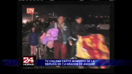 Dos fuertes réplicas se sintieron en el norte de Chile en menos de 24 horas (1/4)