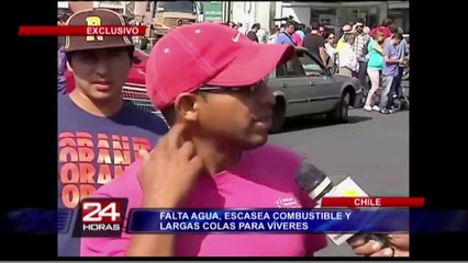 Chile: nuevo temblor de 6.2 grados sacude Iquique