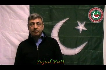 Sajjad Butt sb's message for PTI London Members.