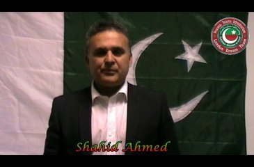 Shahid Ahmed's message for PTI London Members.