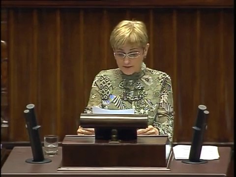 Poseł Janina Okrągły - Wystąpienie z dnia 03 kwietnia 2014 roku.