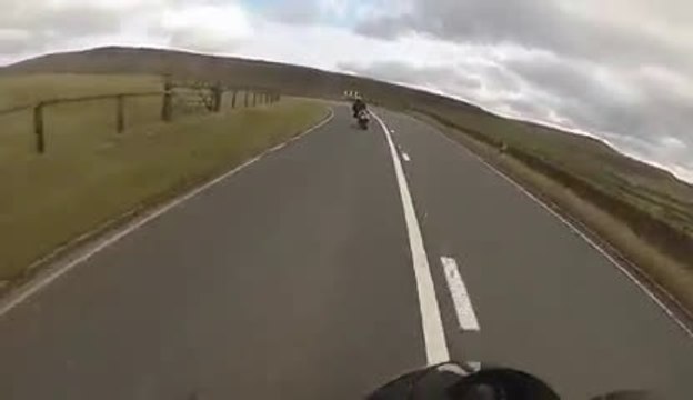 So so violent Biker crash!