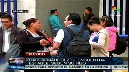 García Márquez podría ser dado de alta, dice su hijo