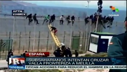 200 inmigrantes protagonizan un nuevo intento de entrada en Melilla