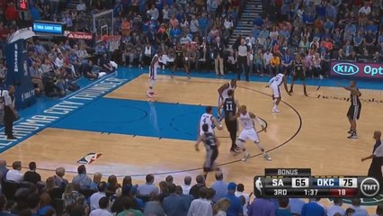 Nick Collison, le visage en sang