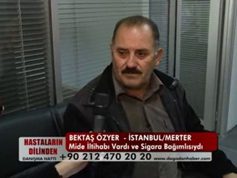 MİDE İLTİHABI - SİGARA BAĞIMLISI RAHATSIZLIĞI VARDI ŞİFALI BİTKİLERİ KULLANDI