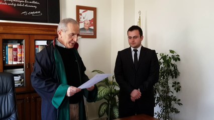 Av. Ertan Özkan Ruhsat Töreni