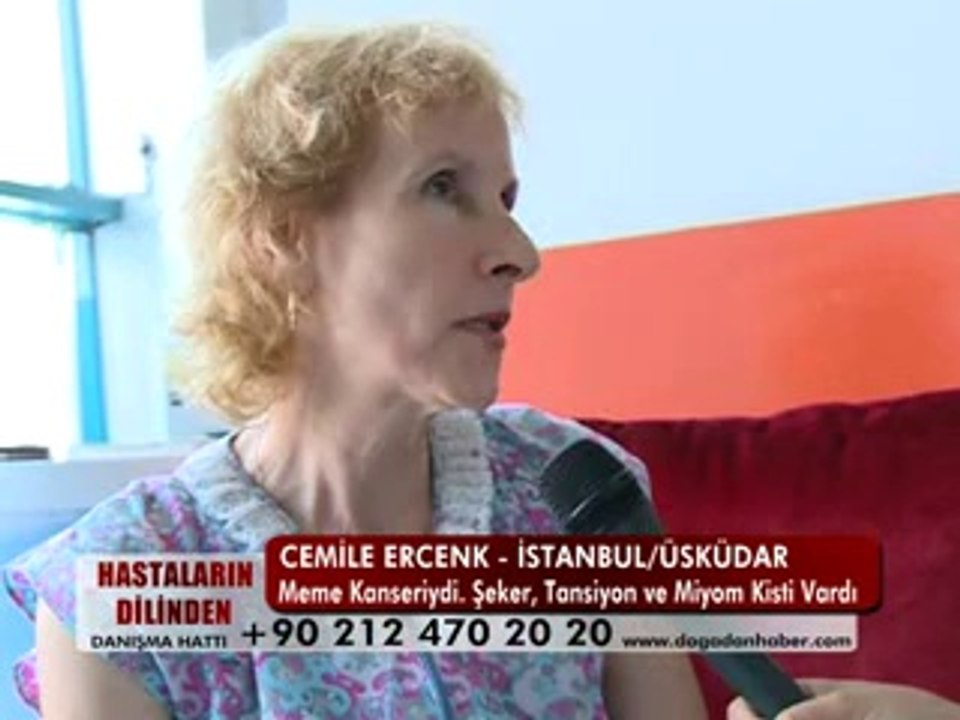 MEME KANSERİ-ŞEKER-TANSİYON-MİYOM KİST RAHATSIZLIĞI VARDI ŞİFALI BİTKİLERİ KULLANDI
