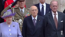 Roma - Napolitano riceve la Regina Elisabetta II (03.04.14)