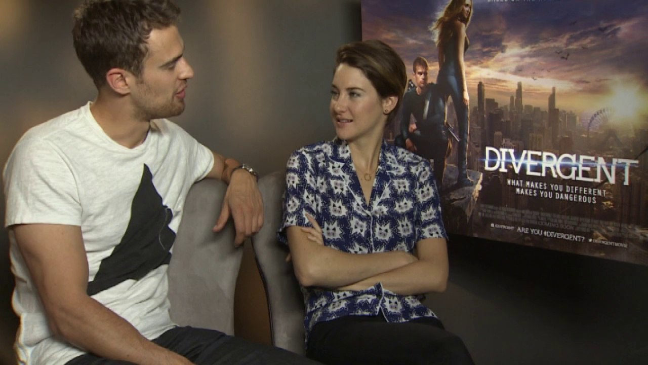 Divergent interview: Shailene Woodley and Theo James