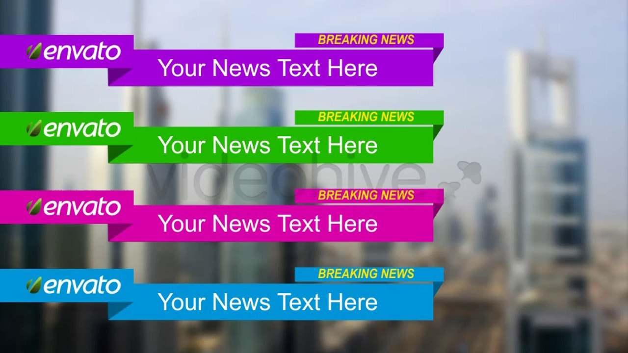 Lower Thirds - After Effects Template
