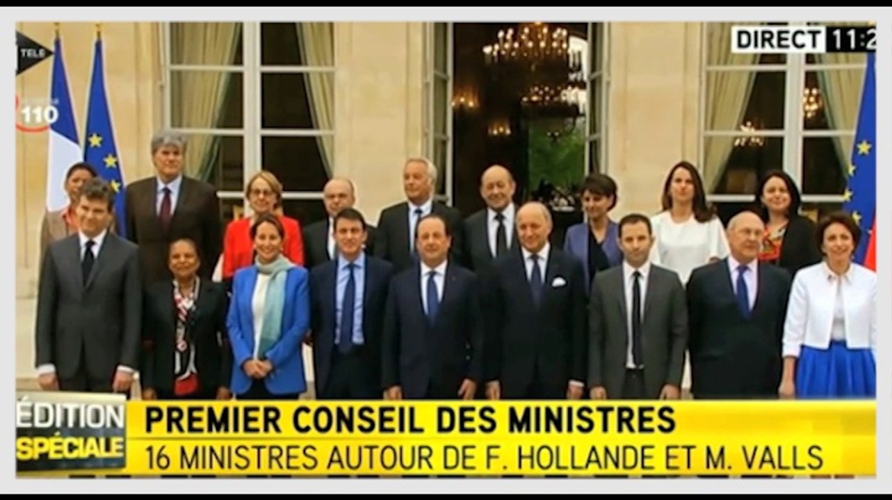 Premier Conseil des ministres du gouvernement Valls