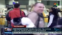 Huelga de pilotos de Lufthansa detiene aeropuertos alemanes