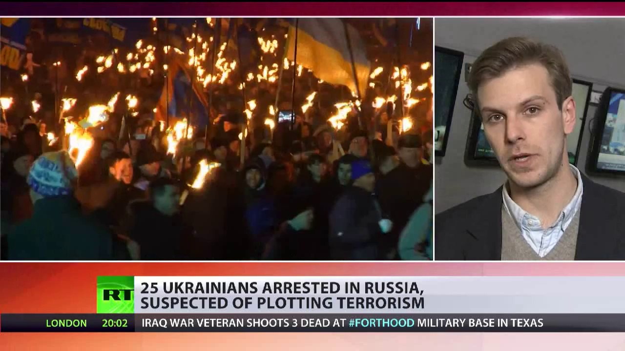 25 Ukrainians arrested on suspicion of plotting terrorism in Russia