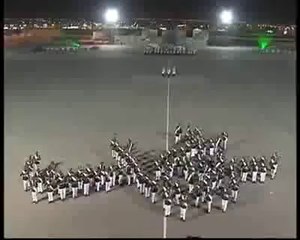 Muhammad (PBUH) - The name that brightens this world - Army in some part of the world forming "Muhammad" during a parade