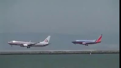 Two Planes Landing At Same Time