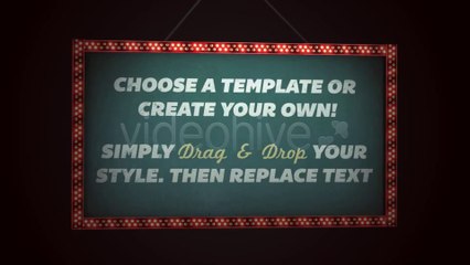 Swinging Sign - After Effects Template