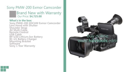 Sony PMW-200 XdCam Price $4725 Brand New with Warranty