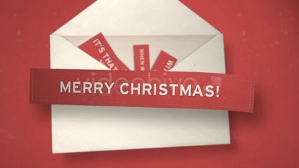 Christmas Envelope - After Effects Template