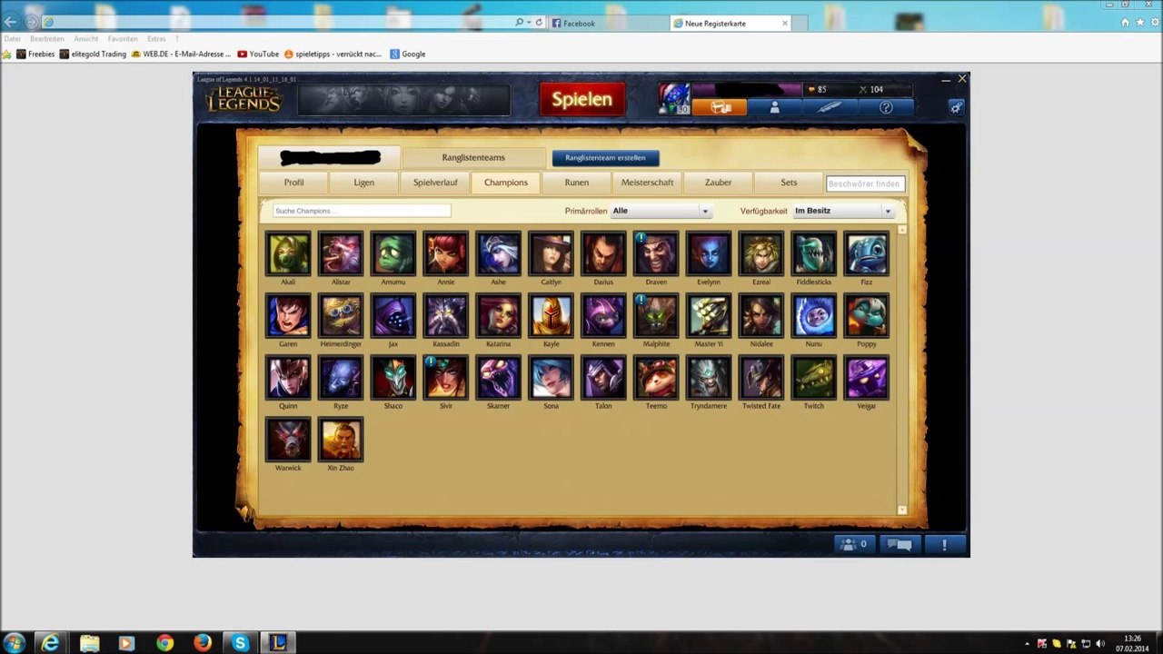 PlayerUp.com - Buy Sell Accounts - Verkaufe LOL-Account Level 30 EUW _ Sell LOL-Acc Level 30 EUW [Nice Account](1)