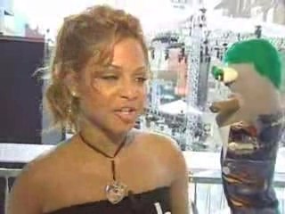 Christina Milian and Ed the sock