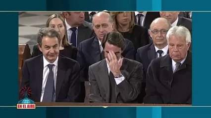 EN EL AIRE: Zapatero explica un chiste a Aznar
