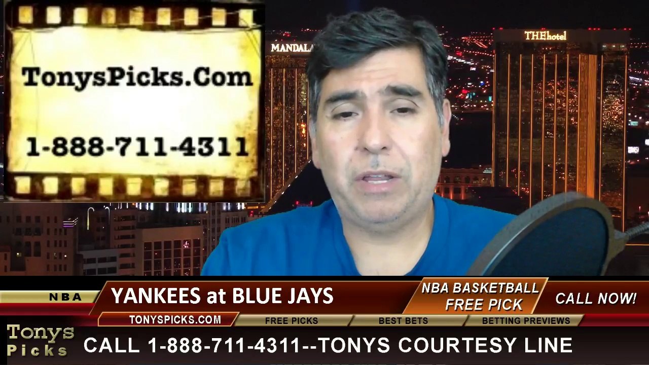 Toronto Blue Jays vs. New York Yankees Pick Prediction MLB Odds Preview 4-4-2014