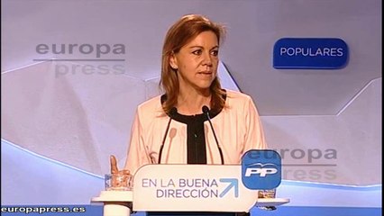 Cospedal ironiza sobre el candidato a las europeas