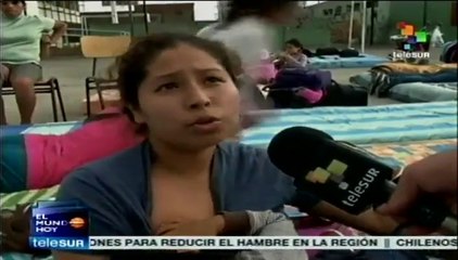 La vida después del terror entre los damnificados de Iquique