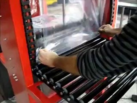 Kablo Paketleme Videosu PE 4060 Polietilen Yarı Otomatik