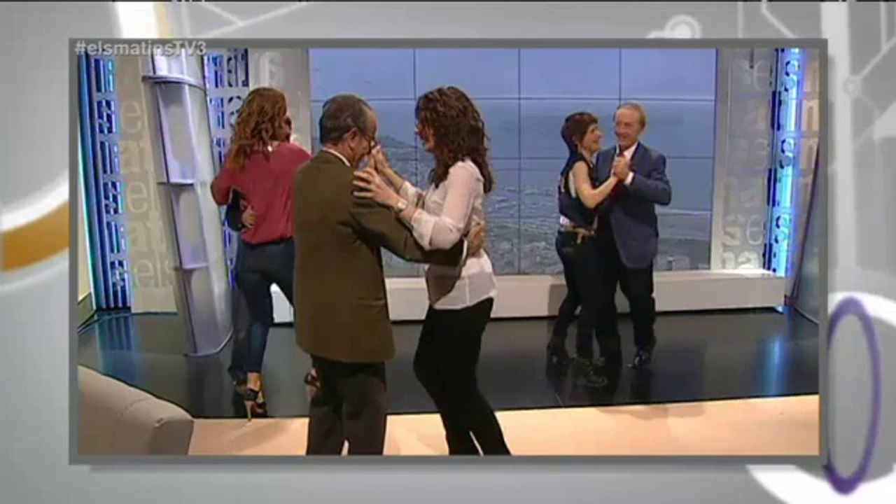 TV3 - Els Matins - El ball d'Helena Garcia-Melero i Empar Moliner amb Santiago Dexeus i Miguel Torr