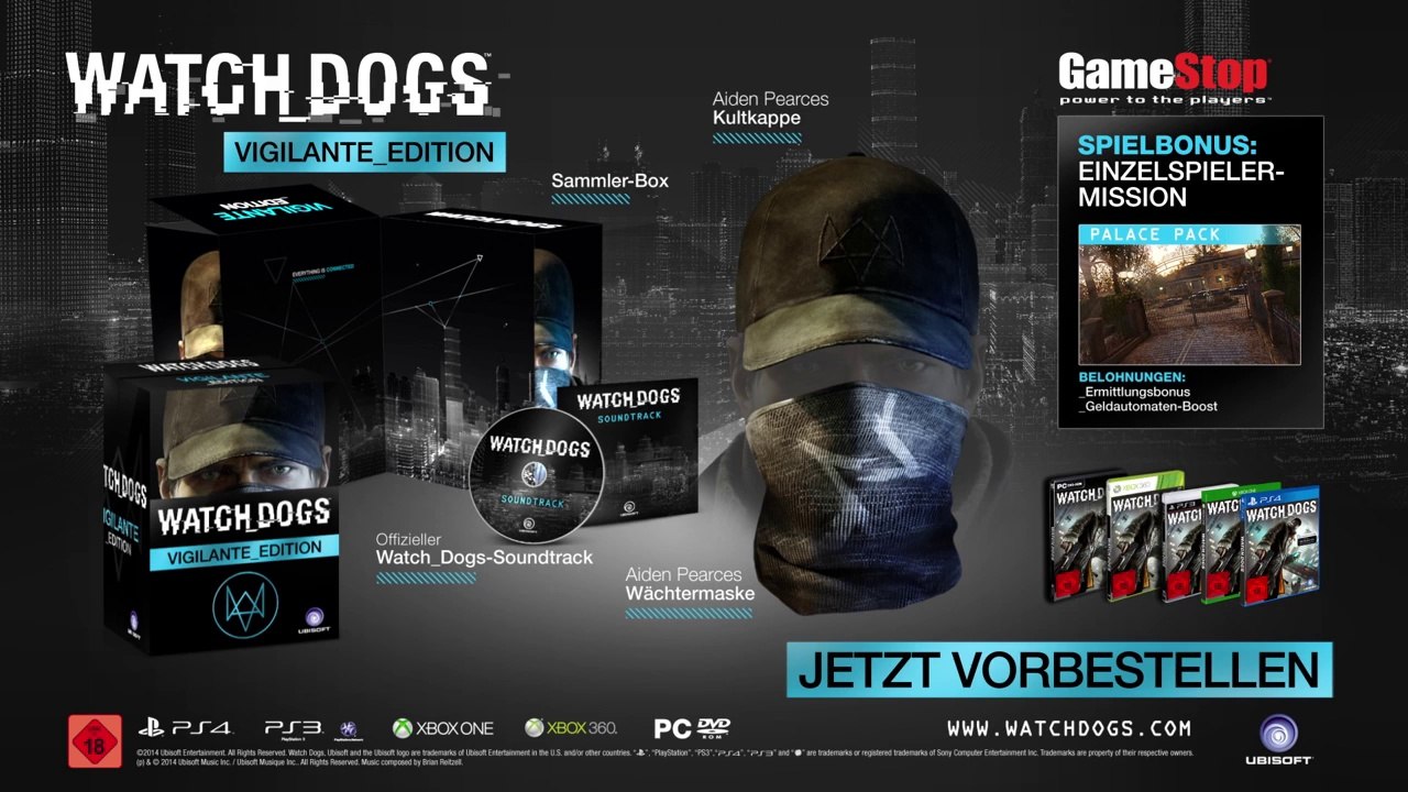 Watch_Dogs | 'Vigilante Edition Unboxing' | DE