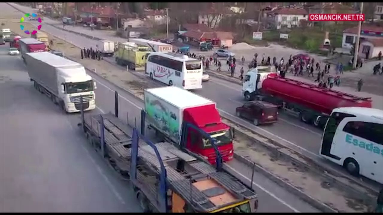 Hacımhamza’da Köylüler İstanbul Yolunu Kapattı
