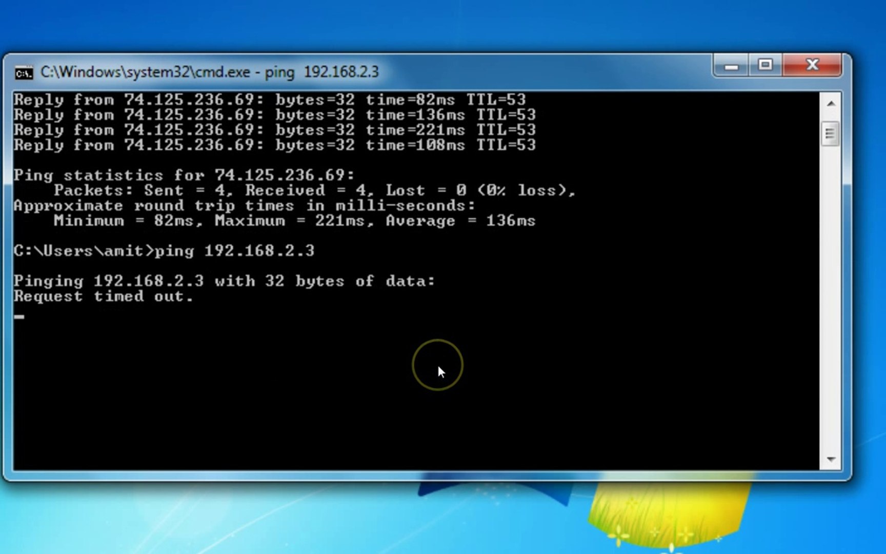 How To Use Ping Tool Check Whether Your Internet Connection Is Working Or Not Test Internet Connection Video Dailymotion