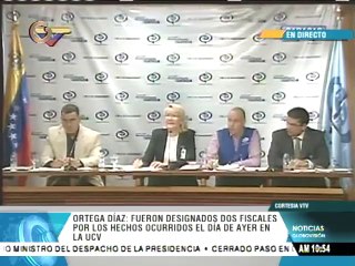 Designan a 2 fiscales para investigar violencia en la UCV