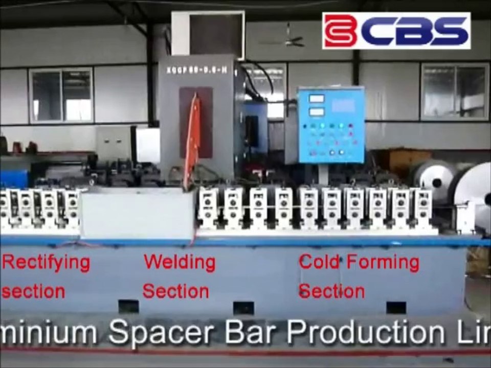 Insulating glass aluminium spacer bar production machinery