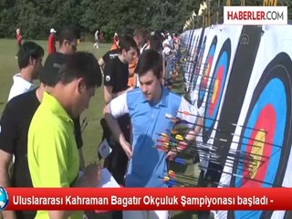 Uluslararası Kahraman Bagatır Okçuluk Şampiyonası başladı -