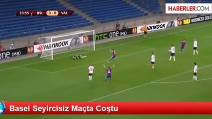 Basel Seyircisiz Maçta Coştu